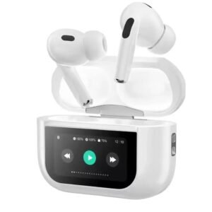 airpods pro a9 anc enc double dark noise reduction bluetooth wireless earbuds with battery display touch control for android and ios